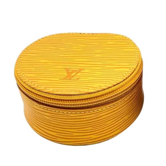 Louis Vuitton Epi Ecrin Bijou Yellow Jewelry Case - Picture 1 of 13